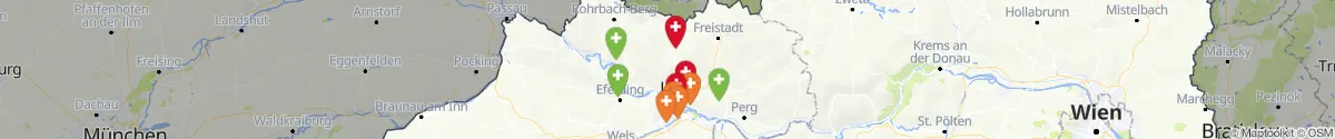 Kartenansicht für Apotheken-Notdienste in der Nähe von Zwettl an der Rodl (Urfahr-Umgebung, Oberösterreich)